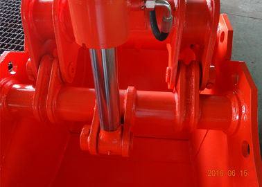 長い範囲の掘削機のグラブの付属品によってカスタマイズされる赤い色大きいシリンダー耐久財
