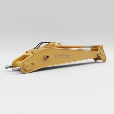 16000mm総長 エグババターブームアーム カウンター重量なし 2300mmの中間ブーム長 掘削機器のために設計