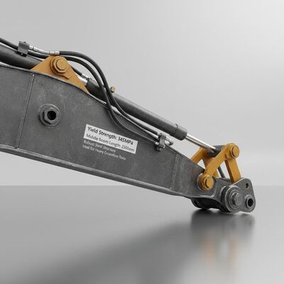 降伏強度 345MPa 油圧ショベル ブームアーム 中間ブーム 長さ 2300mm 強固な鋼構造 重機掘削作業に最適