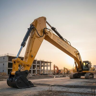 マックスリーチ高さ16800mm 掘削機ディッパーアーム Q345B Q690D鋼を使用して建設プロジェクトでのパフォーマンスを提供する