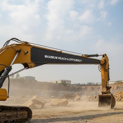 8500mm ブーム長 エグババター ブームアーム 最大の範囲と強化された運用効率のために設計